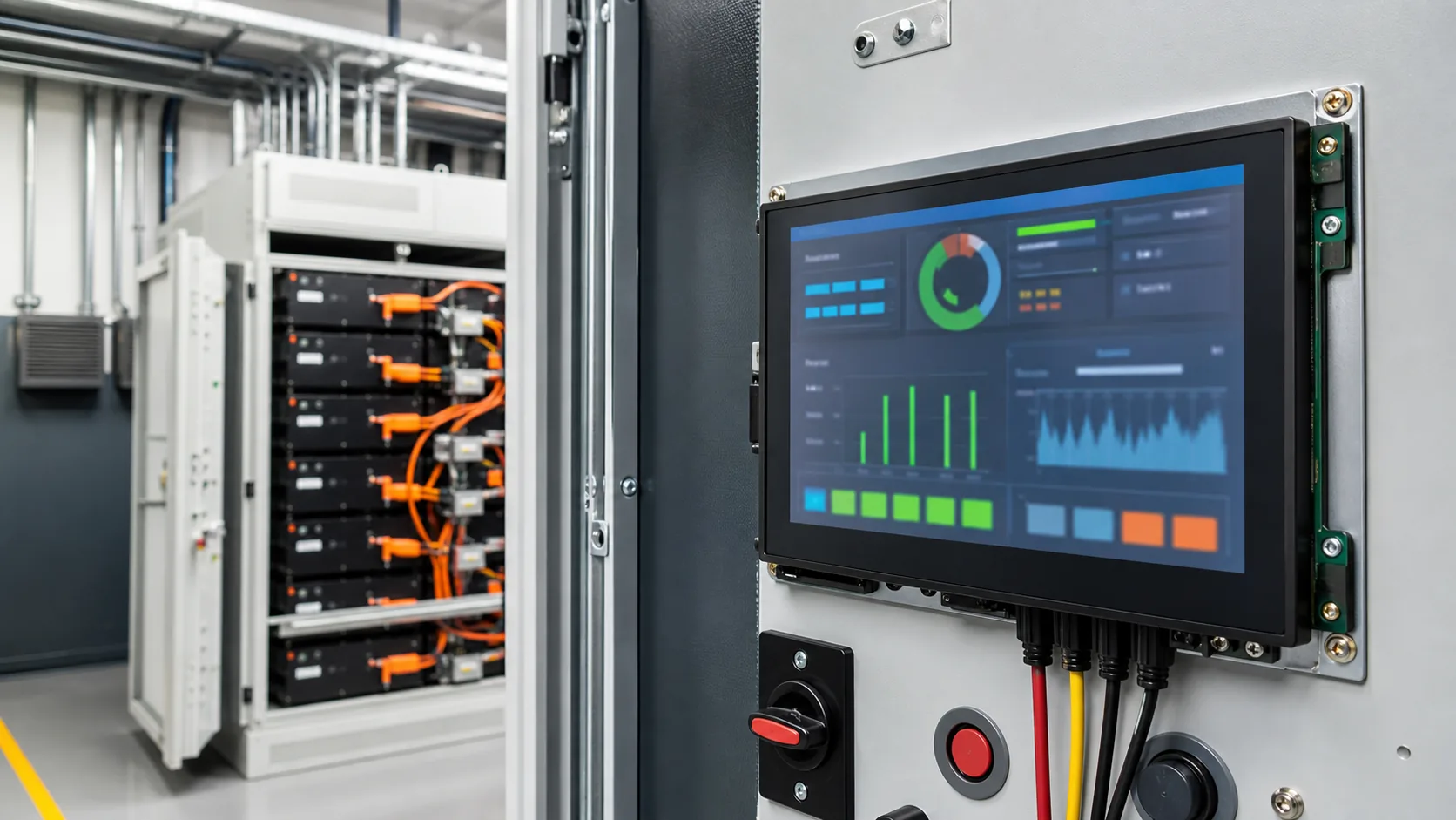 Displays for Industrial Energy Storage Systems