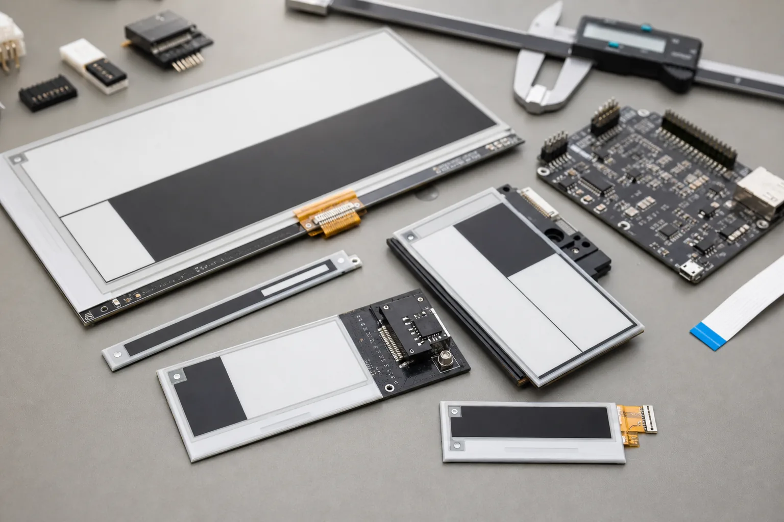 Industrial e-paper display modules and controller boards prepared for OEM integration