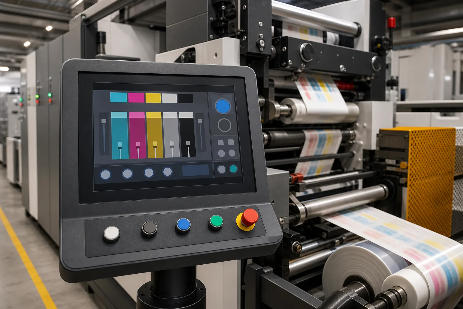 LCD Displays for Industrial Printing Equipment