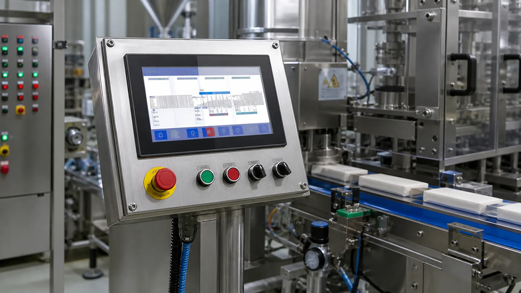 LCD Modules for Packaging Machine HMIs