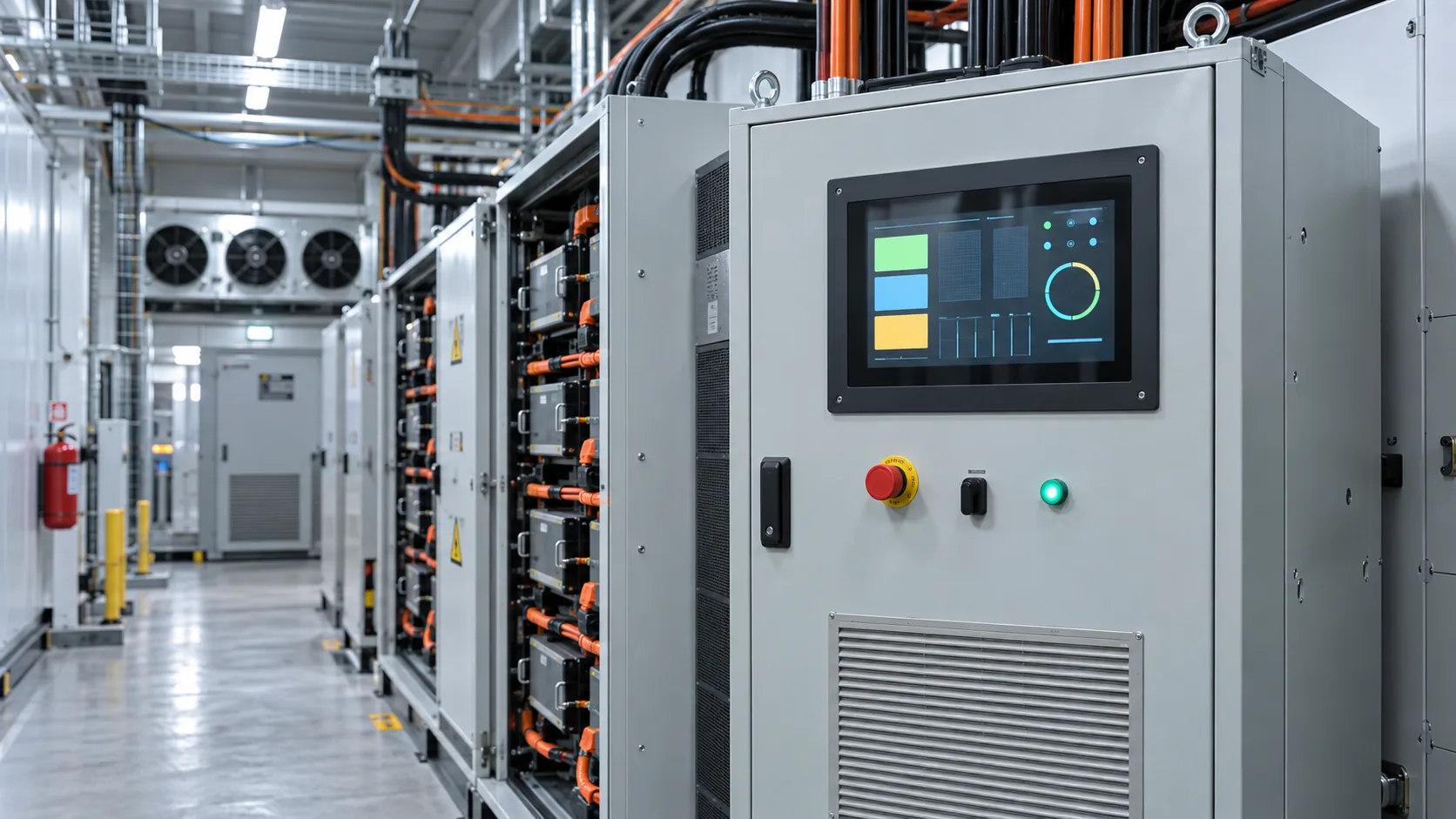 TFT Displays for Battery Energy Storage Cabinets