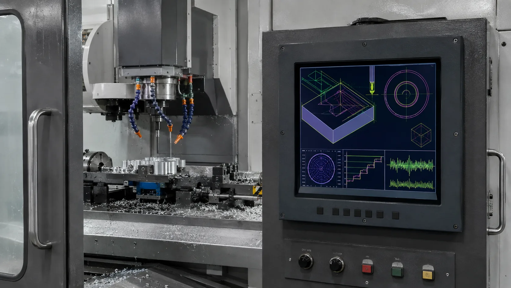 TFT LCD Displays for CNC Machine Control Panels