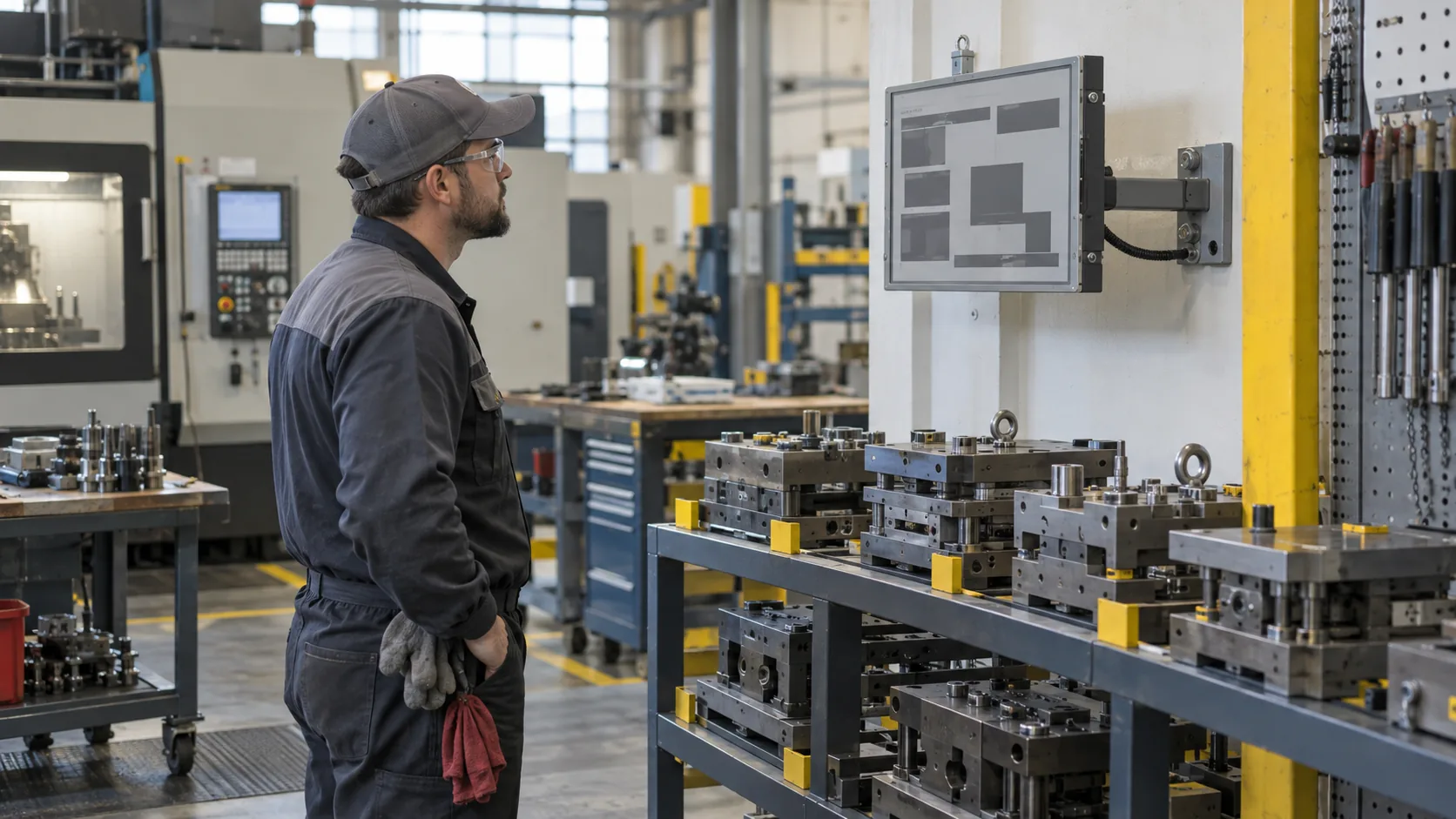 E-Paper Displays for Tooling Changeover Stations