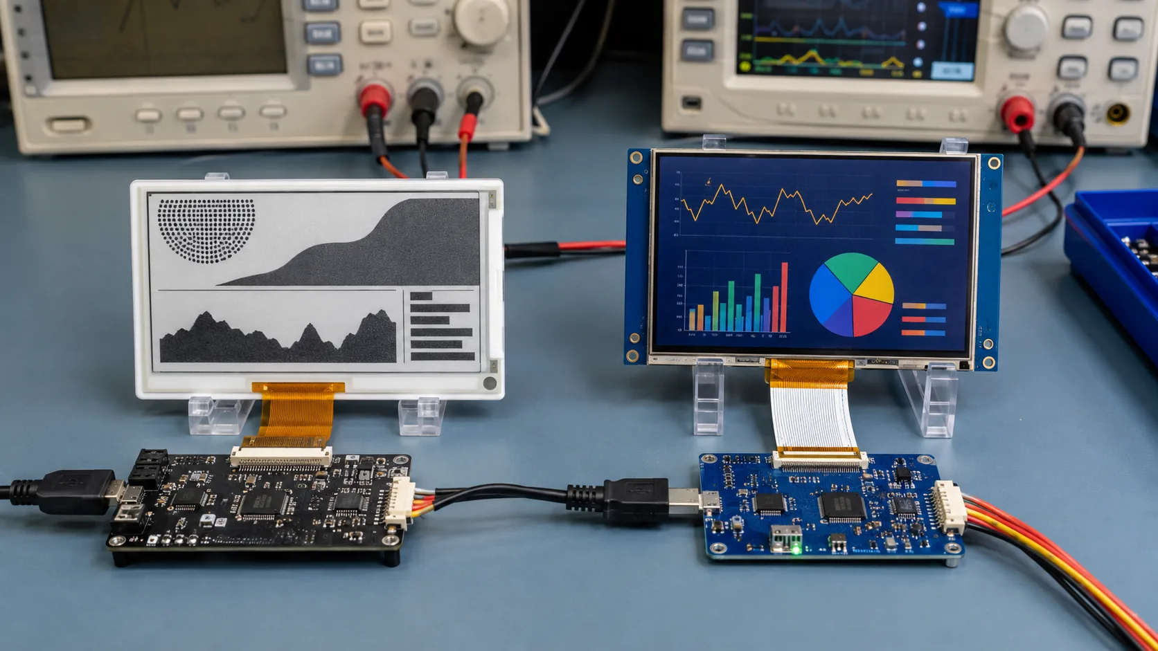 E-Paper vs. LCD for Low-Power Industrial Devices