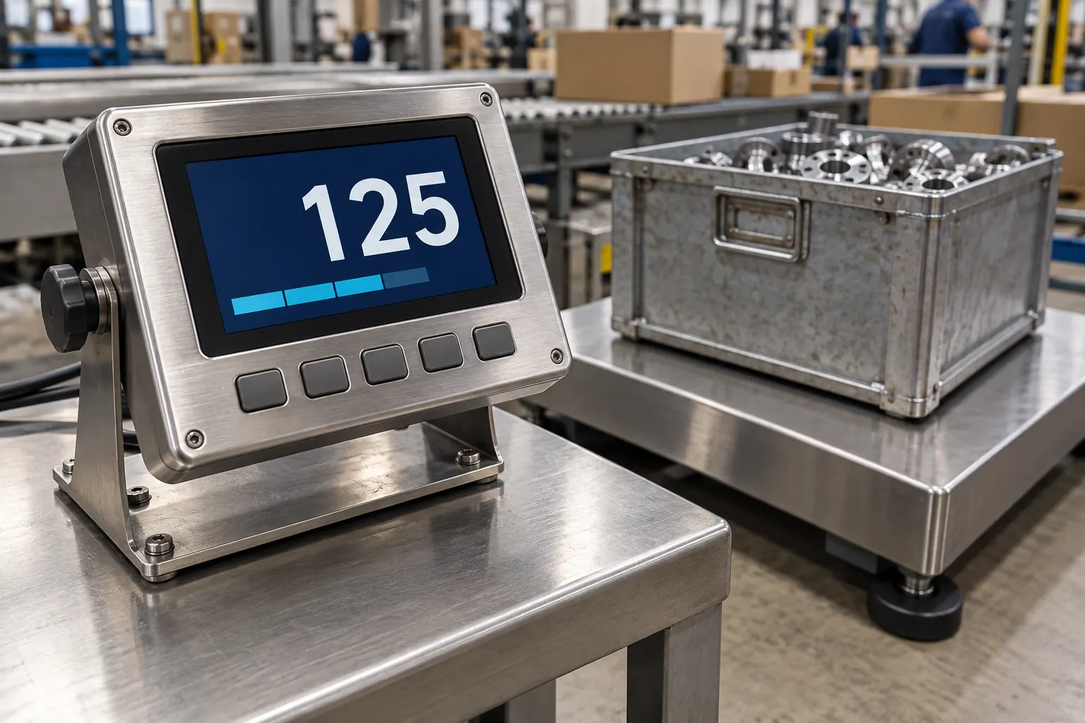 TFT Displays for Industrial Weighing Terminals